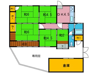 間取図 飛鳥平屋