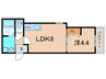 TREETO 1LDKの間取り