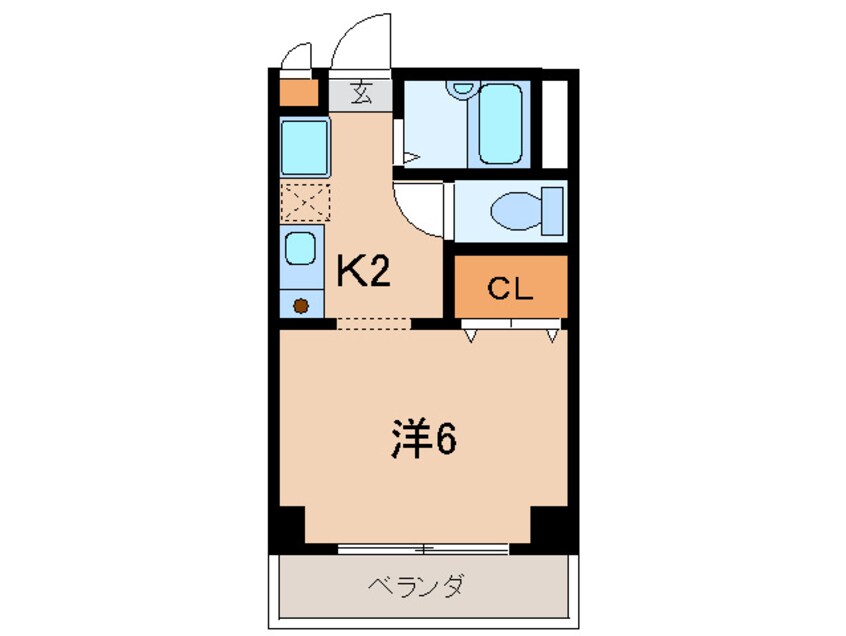 間取図 セリバテ－ル伊丹