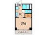 セリバテ－ル伊丹 1Kの間取り