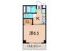 セリバテ－ル伊丹 1Kの間取り