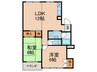 ハイコ－ポ利余　Ａ棟 2LDKの間取り