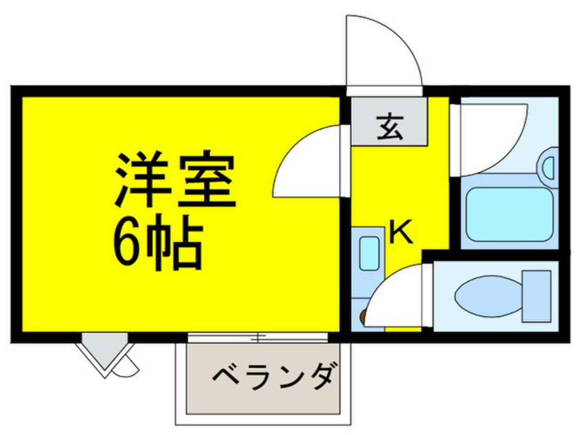 間取図 リヴァー住之江Ｂ棟