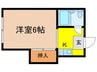 サンライフ青山台 1Kの間取り