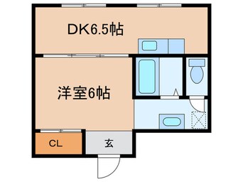 間取図 ペディハイツ塚口