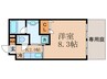 アンビエンテ 1Kの間取り