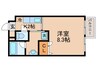 アンビエンテ 1Kの間取り