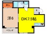 ROYAL MAISON 鹿塩 １番館 1DKの間取り