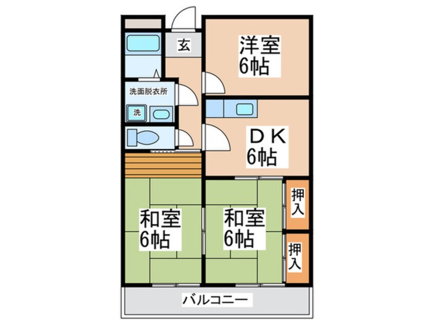 間取図 メゾン中塚