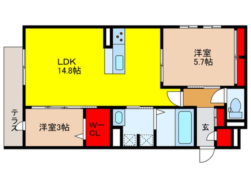 間取図 Clashist新森