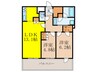 ブリリアタワー箕面船場(616) 2LDKの間取り