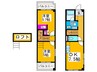 マンション南秀苑 2DKの間取り