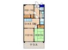 ﾗｳﾞｪﾝﾀﾞ-ﾎ-ﾑｽﾞ 3DKの間取り