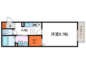 間取図 グラシュ－ズメゾンⅡ