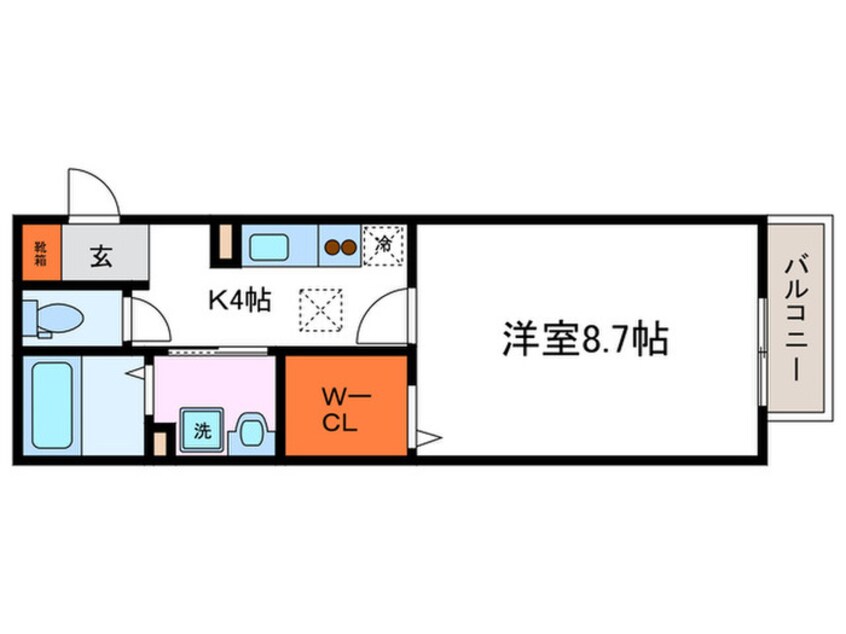 間取図 グラシュ－ズメゾンⅡ