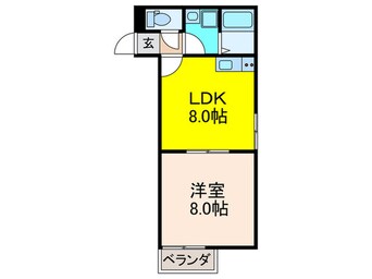 間取図 メビウス八尾レジデンス