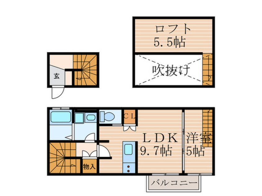 間取図 BRONTE明石Ⅱ