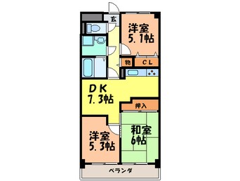 間取図 ロアジ花園
