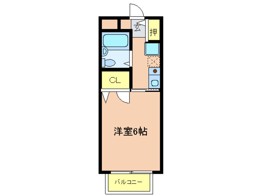 間取図 中山手ガ－デンパレスＢ棟