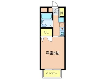 間取図 中山手ガ－デンパレスＢ棟