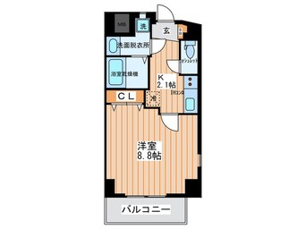 間取図 グランツ寝屋川