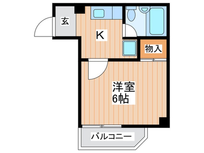 間取図 マンションソレイユ