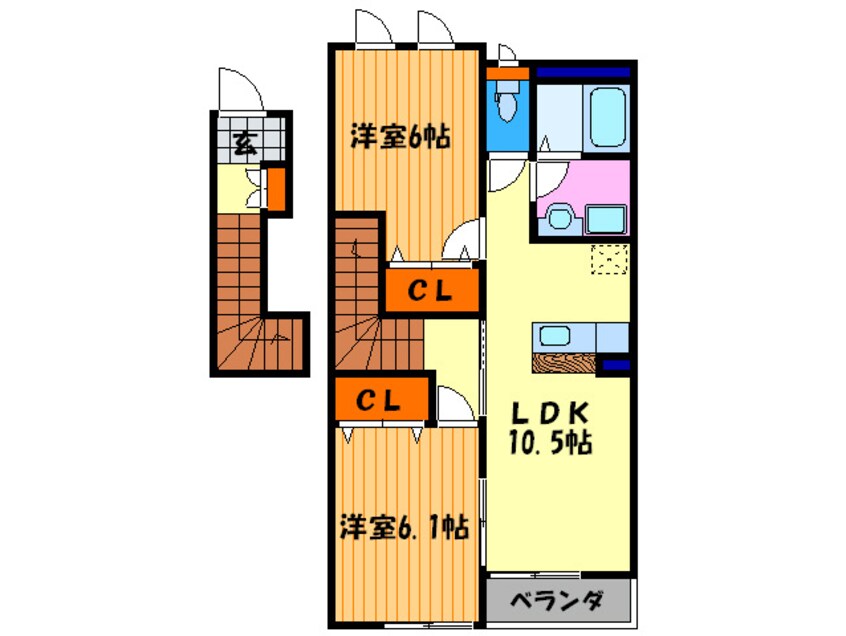 間取図 カ－ザグランデ