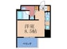 イノセント堂山 1Rの間取り