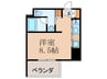 イノセント堂山 1Rの間取り