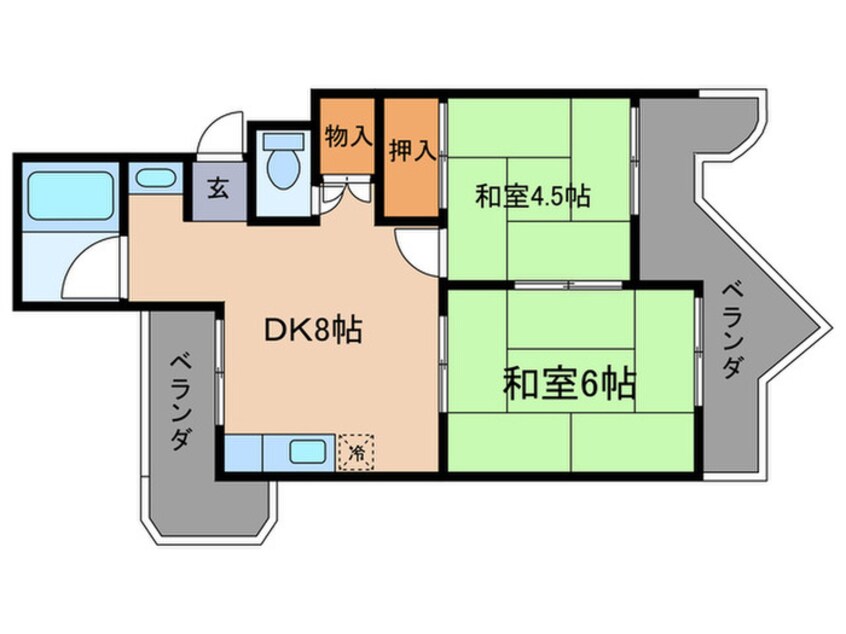 間取図 コ－トアベリア