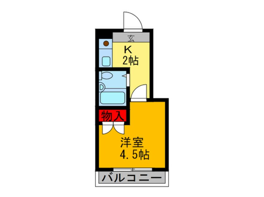 間取図 長瀬駅前トーエービル