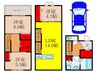 高槻市東天川戸建 3LDK+Sの間取り