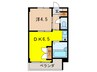 リバーサイド夙川 1DKの間取り