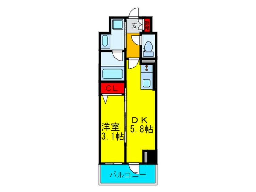 間取図 セルン新町