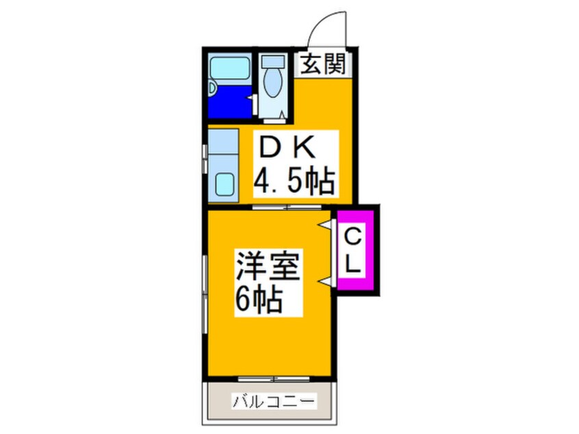 間取図 コ－ポ福知苑Ⅰ