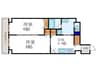 CASA花車 2DKの間取り