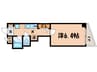 ヌフジャラン御前 1Kの間取り