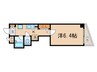 ヌフジャラン御前 1Kの間取り