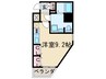 レジディア江戸堀 1Rの間取り