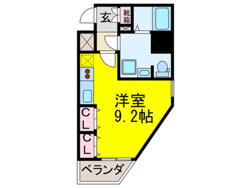 間取図 レジディア江戸堀