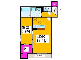 間取図 Ｃｌａｓｈｉｓｔ常磐町