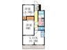 安井マンション 2LDKの間取り