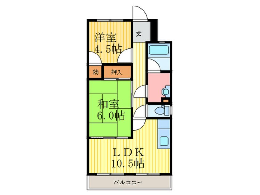 間取図 安井マンション