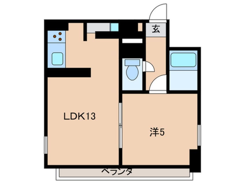 間取図 グローリー上汐