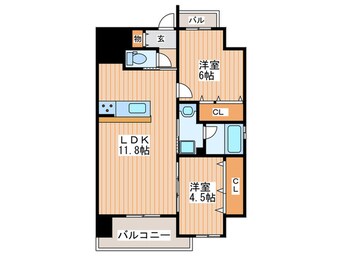 間取図 ＭＯＲＡＤＡ・ＭⅡ