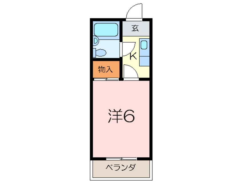 間取図 アレグリアプレイス神崎川
