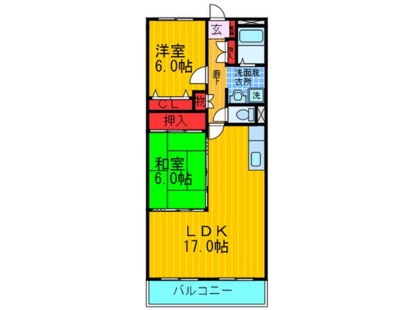 間取図 南マンション