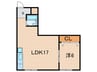 イスズハイツベル苦楽園　101 1LDKの間取り