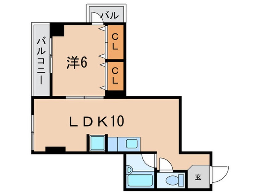 間取図 シティライフ王子公園