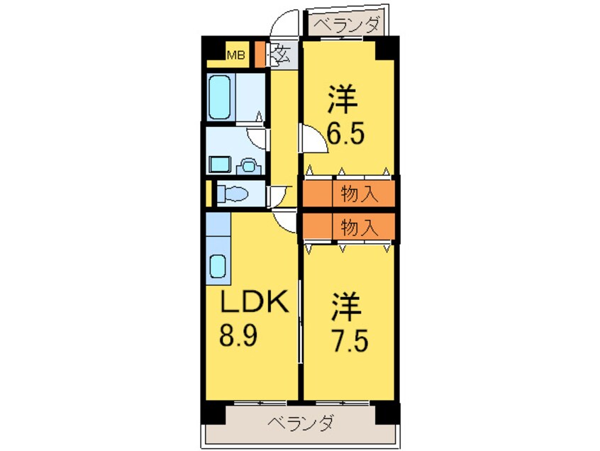 間取図 セイ　グレイス